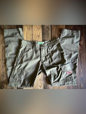 EVE WORKWEAR • utility work cargo pants women’s olive green gorpcore outdoor xs